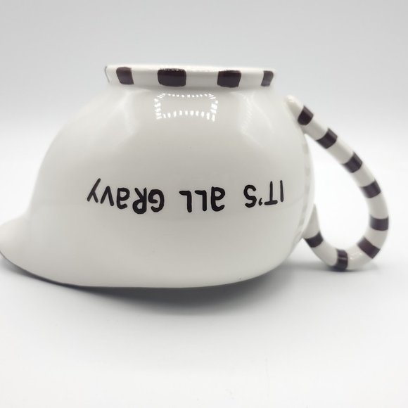 Laurie Vessey Gravy Boat Bowl Our Name Is Mud Collectible Hand Painted New Dish - Picture 3 of 13